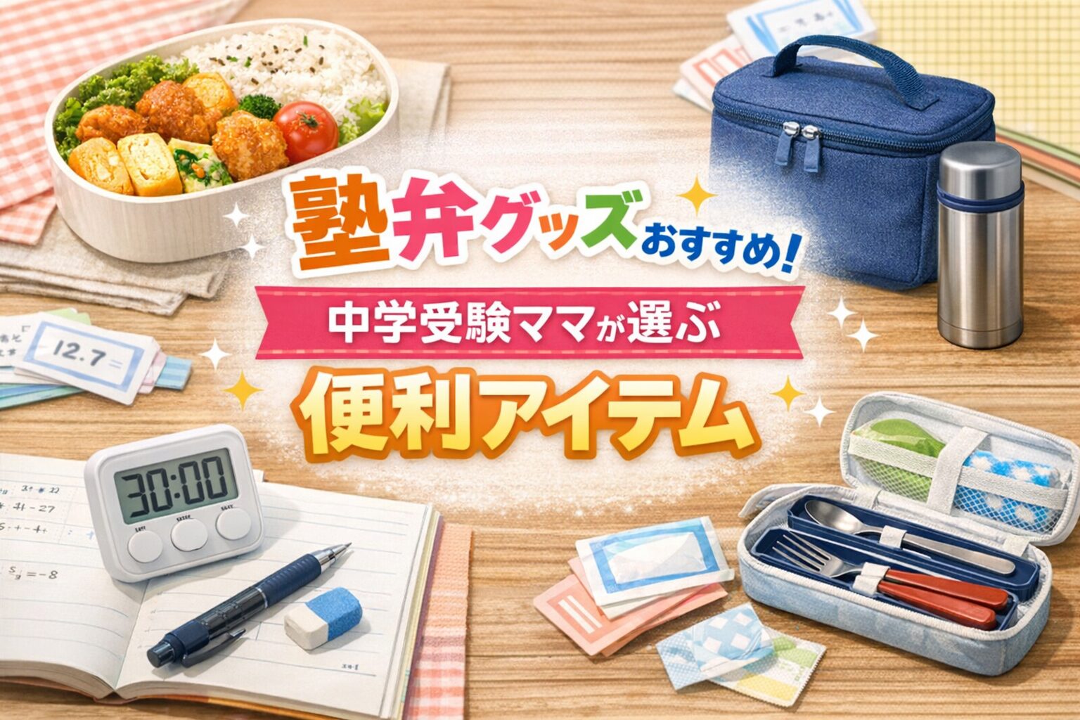 塾弁グッズおすすめ6選!中学受験ママが選ぶ便利アイテム